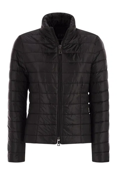 Fay 3-in-1 Double-sided Wool And Cashmere Cape In Black