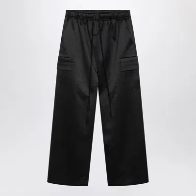 Essentials Field Drawstring Trousers In Black