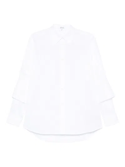Loewe Cotton Shirt In White