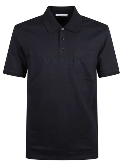 Givenchy Classic Fit Polo With 3 Buttons Bm71kr3ycd 001 In Black