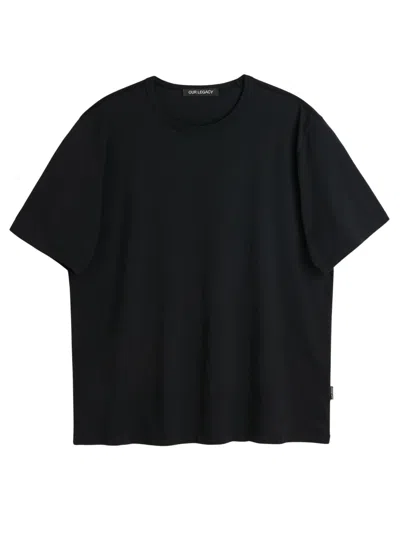 Our Legacy New Box T-shirt In Black In Nero