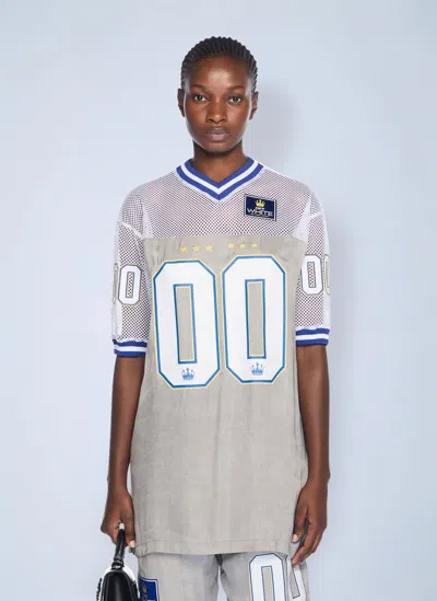 Off-white Dyed Vi Sat 00 Football Top In Blue