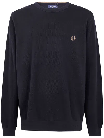Fred Perry Sweatshirt With Logo In Black
