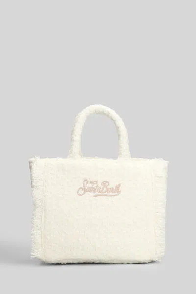 Mc2 Saint Barth Colette Tweed Tote In Neutral