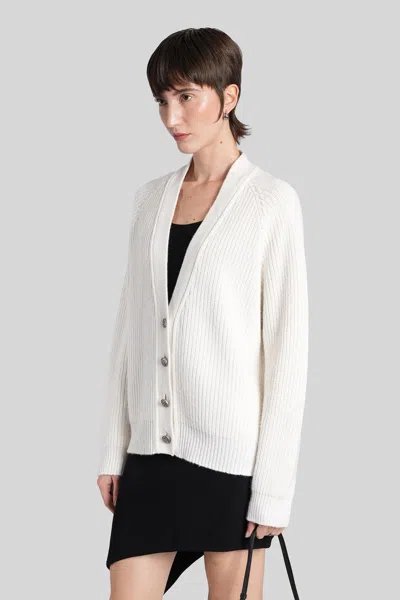 Palm Angels Cardigan In White