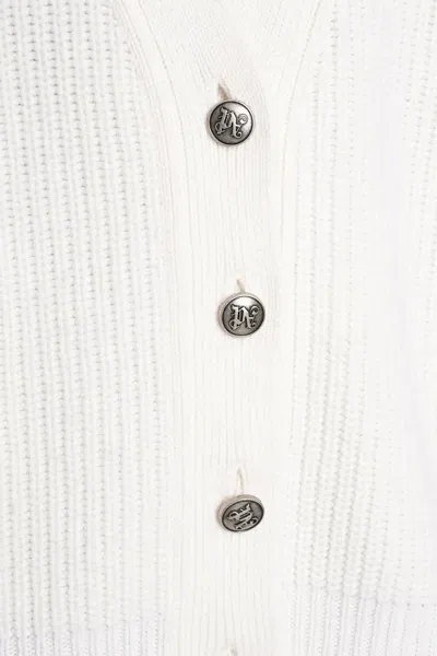 Palm Angels Cardigan In White