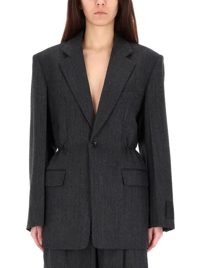 Alexander Wang Wool Blazer In Black
