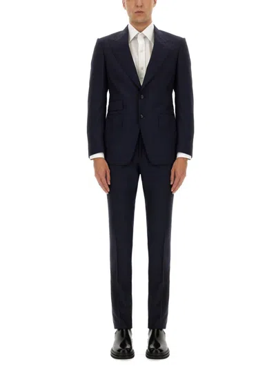 Tom Ford Shelton Two-piece Tailored Suit In Black
