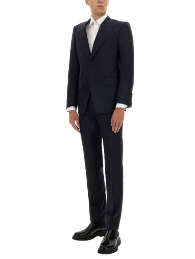Tom Ford Shelton Two-piece Tailored Suit In Black