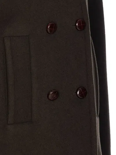 Isabel Marant Fiby Double Breasted Wool Blend Coat Clothing In Black