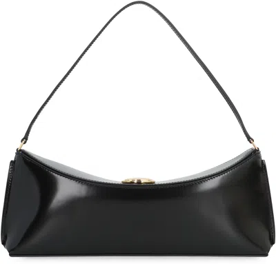 Jacquemus Black Oval Pouch In Black