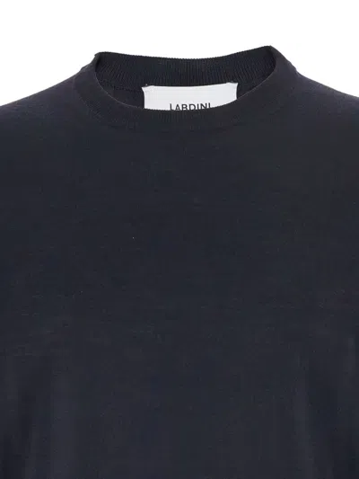 Lardini Crew Neck Pullover In Black