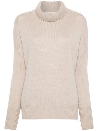 Lisa Yang Heidi Cashmere Turtle-neck Sweater In Neutral
