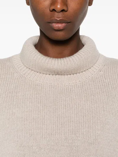 Lisa Yang Heidi Cashmere Turtle-neck Sweater In Neutral