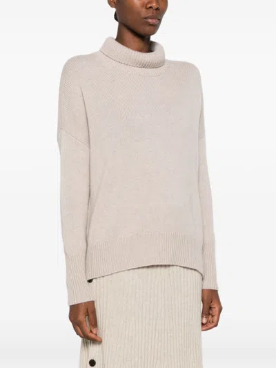 Lisa Yang Heidi Cashmere Turtle-neck Sweater In Neutral