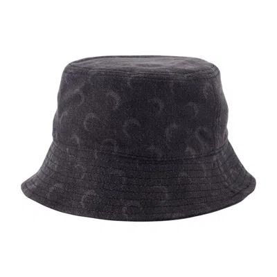 Marine Serre Moon Laser Denim Bucket Hat