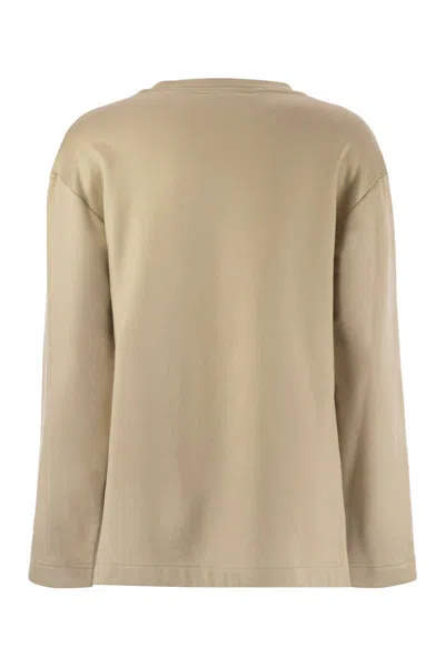 Max Mara Berma Sweatshirt In Brown