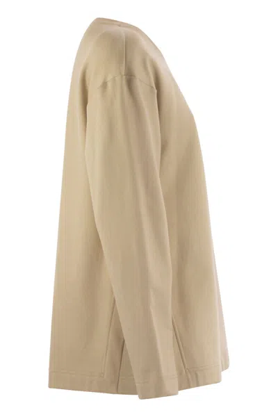 Max Mara Berma Sweatshirt In Brown