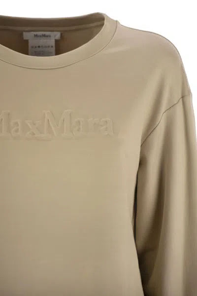 Max Mara Berma Sweatshirt In Brown