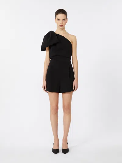 Max Mara Teano Short Suit In Black
