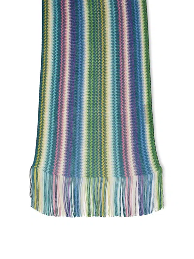 Missoni Zig Zag Striped Scarf In Multi
