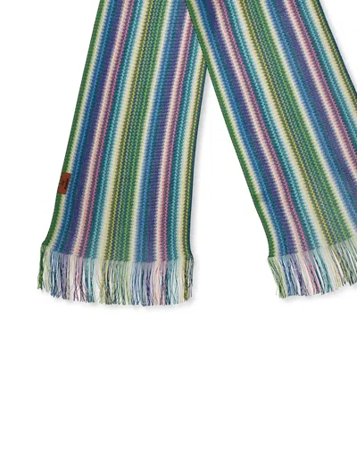 Missoni Zig Zag Striped Scarf In Multi