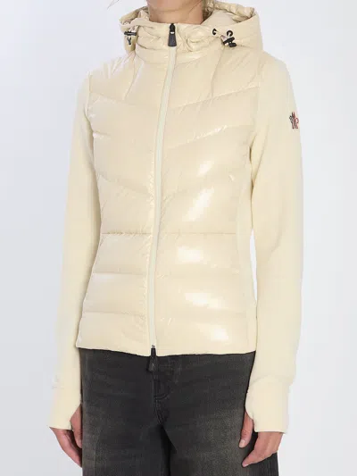 Moncler Cardigan Sweater In Neutral