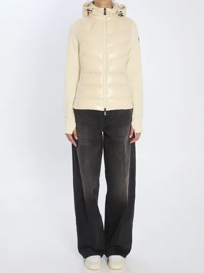 Moncler Cardigan Sweater In Neutral