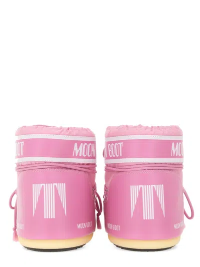 Moon Boot Icon Low Boots In Pink