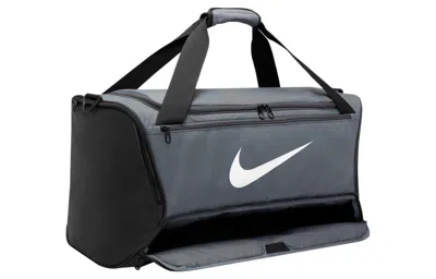 Nike Brasilia 9.5 Training Duffel Bag Medium 'iron Grey Black White' In Multi