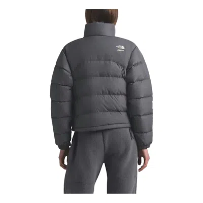 The North Face X Skims Fw25 2000 Retro Nuptse Jacket 'gunmetal' In Multi