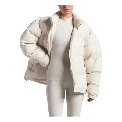 The North Face X Skims Fw25 1996 Retro Nuptse Jacket 'bone' In Multi