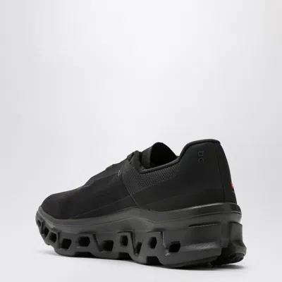 On Cloudmster Black Low Sneaker In Black