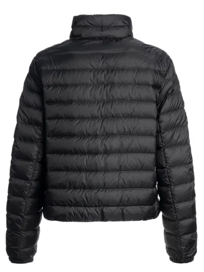 Parajumpers Emilia Down Jacket High Collar Style In Black