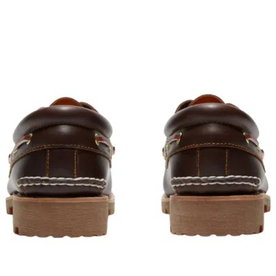 Timberland Authentics 3-eye Lug Boat Shoes In Brown