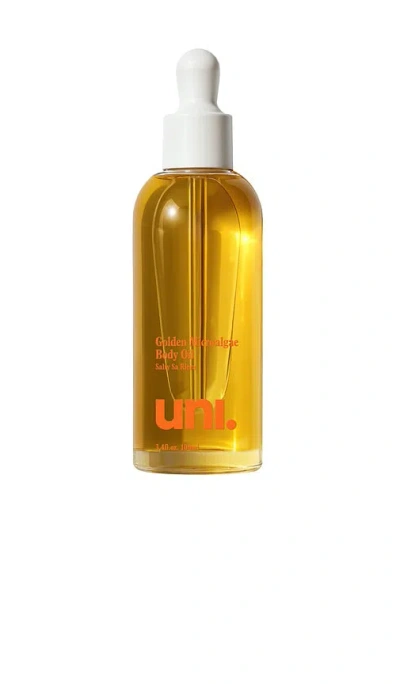 Uni Golden Microalgae Body Oil In Gold