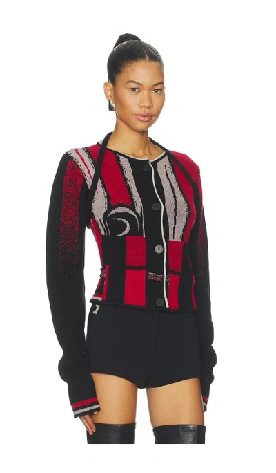 Ottolinger Abstract-pattern Cardigan In Multi
