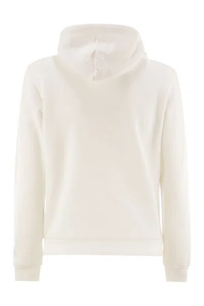 Polo Ralph Lauren Logo Hoodie In White
