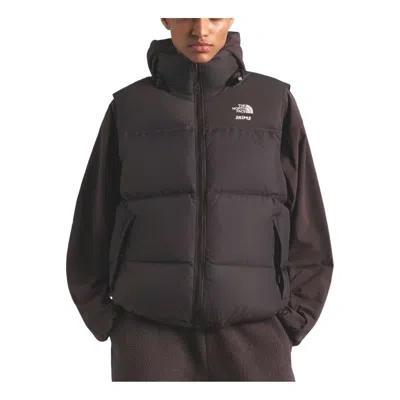 The North Face X Skims Fw25 1996 Nuptse Vest 'phoenix' In Gray
