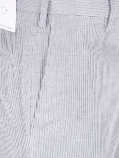 Pt01 "slim" Trousers In Gray