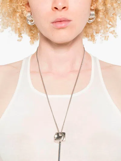 Rick Owens Basic Rib Tank Top In Red