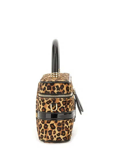 Roger Vivier Belle Vivier Vanity Bag Leopard Print Pony Skin