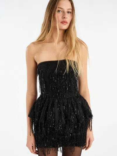 Rotate Birger Christensen Rotate Birgerchristensen Sequins Mini Skirt