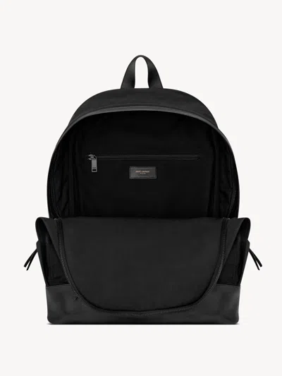 Saint Laurent Versatile Backpack Featuring Adjustable Straps In Black