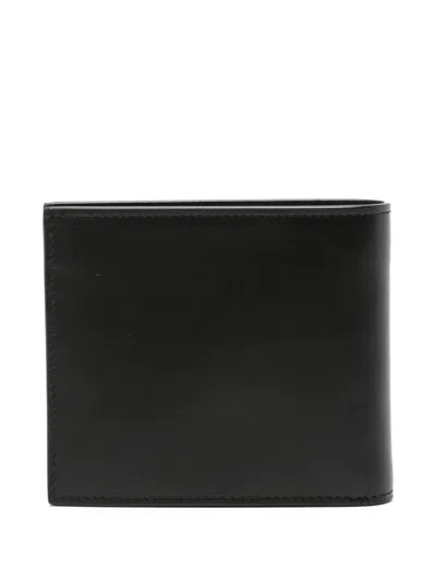 Saint Laurent East/west Wallet In Smooth Leather In Black