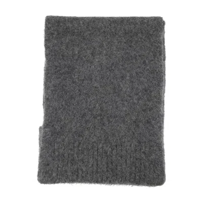 Samsoe & Samsoe Sajeanne Scarf Samsoe Samsoe Wool Grey In Gray