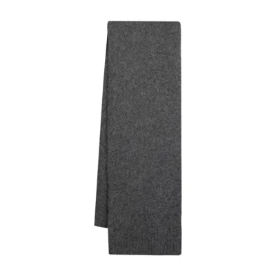 Samsoe & Samsoe Sajeanne Scarf Samsoe Samsoe Wool Grey In Gray