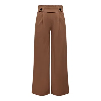 Jacqueline De Yong Brown Viscose Casual Pants