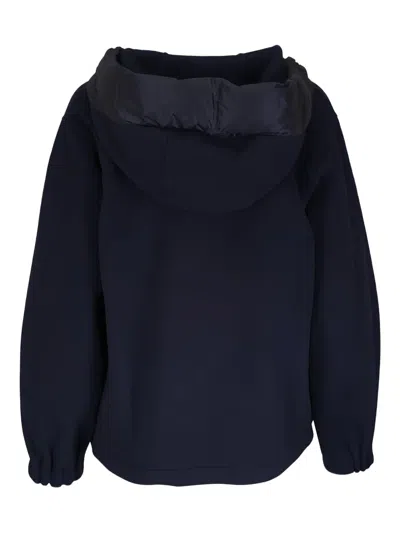 Bogner Mariet Hooded Coat In Blue