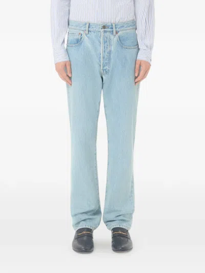 Valentino Five-pockets Jeans In Blue